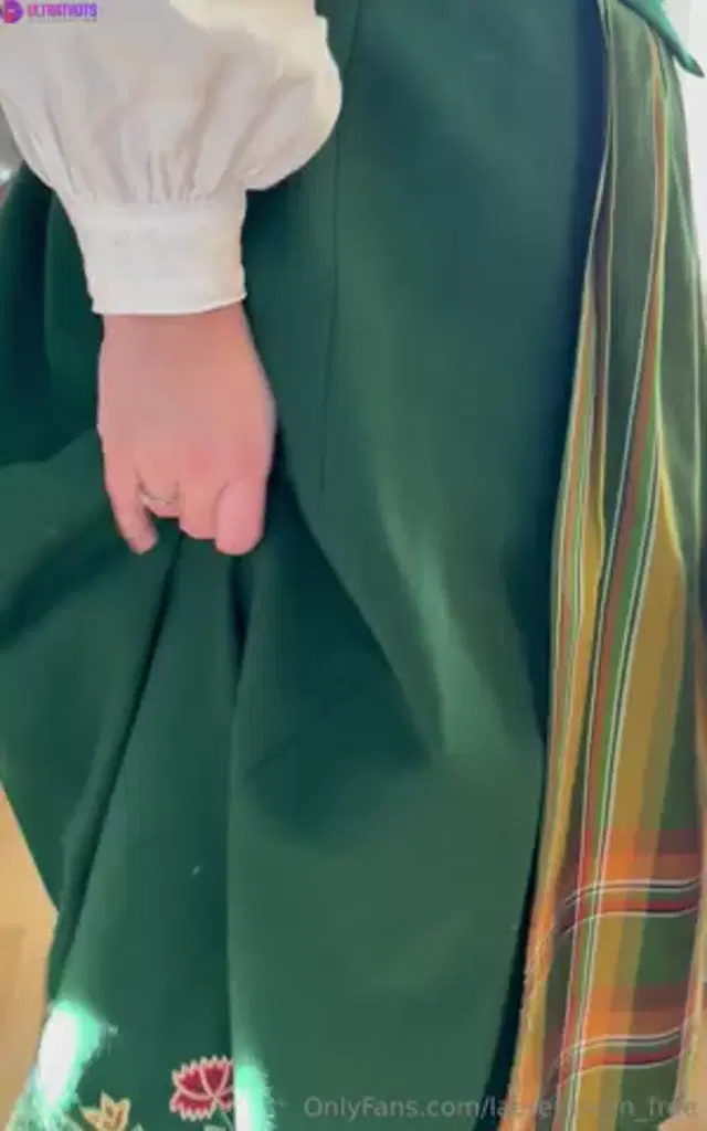 Norwegian Green Bunad Fucked From Behind