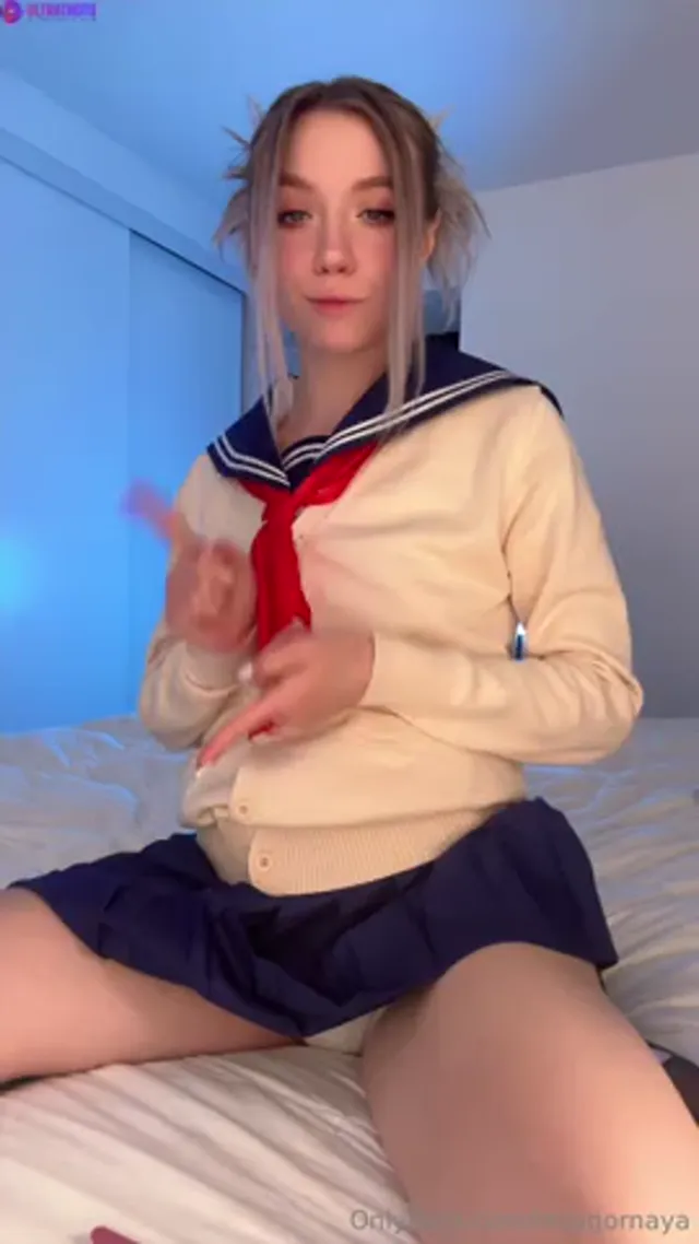 Leya Gornaya Masturbating with Sextoys in Furry Outfit