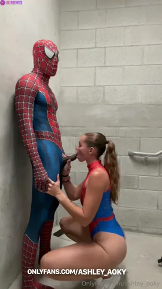 Ashley Aoky Getting Fucked Hard by Spidermans Huge Cock