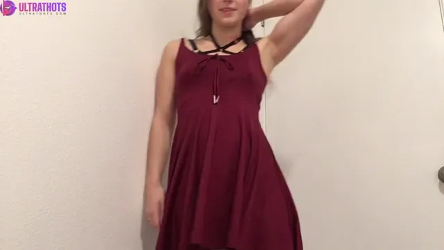 Secretlittle Trying On Hot Outfits And Flashing Hairy Pussy