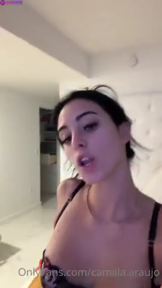 Camilla Araujo Teasing And Masturbating with Vibrator