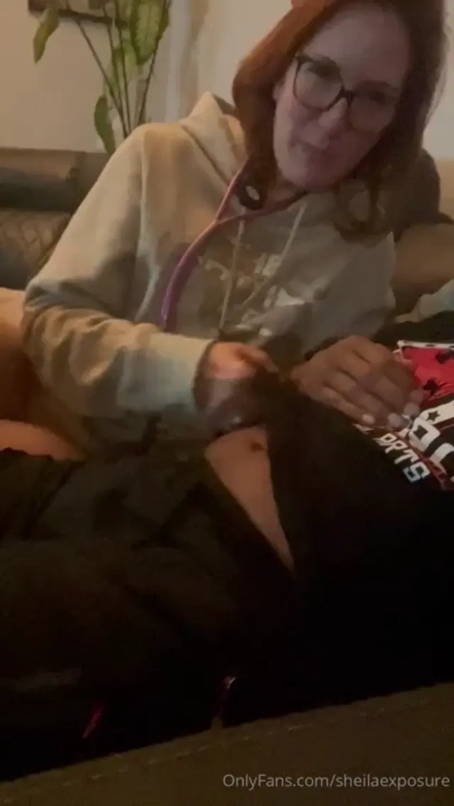 Sheila Exposure aka sheilaexposure – 04-01-2025 OnlyFans Video – He wants to watch tv and I want to play naughty nurse!