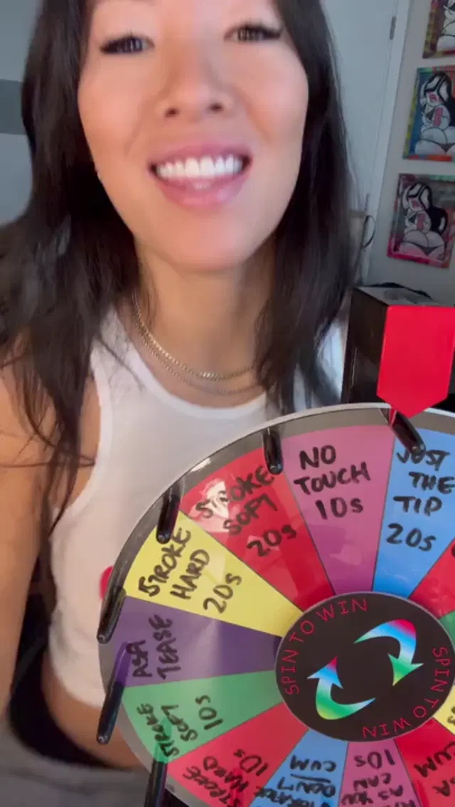 Asa Akira aka asaakira – 10-24-2025 OnlyFans Video – This was me testing the wheel out for you before going LIVE with it yesterday, so