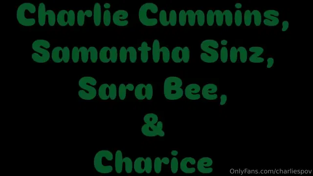 Charlie C aka charliespov – 09-28-2025 OnlyFans Video – Tonight at 9pm ET this super BGGG video with samanthasinzxo sexysarabee and pixelpixiecafree will be
