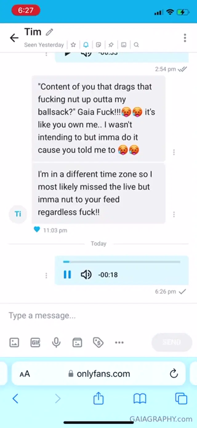 Professor Gaia‍ aka professor_gaia – 09-05-2024 OnlyFans Video – Its like I own you