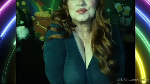 Samantha38g aka sam38g – 03-17-2025 OnlyFans Video – Samantha 38g your Green Fairy Milf teasing you with those big natural boobsHappy St Paddy’s day