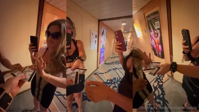 Mrs. Cora Cox VIP aka mrscoracoxvip – 07-08-2025 OnlyFans Video – Look what is coming out Friday! This NEW Release is from the recent cruise we went