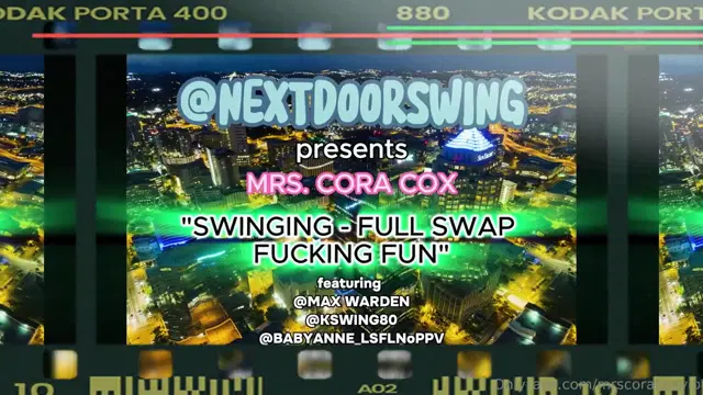 Mrs. Cora Cox VIP aka mrscoracoxvip – 01-23-2026 OnlyFans Video – NEW RELEASE in your DM NOW!140 Swinger Swap with kswing80 babyannelsfl max