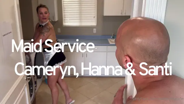 CamerynMorie aka camerynmorievip – 07-25-2024 OnlyFans Video – I was hired as a maid for haro2020of and sexymama2626 while she was away at work