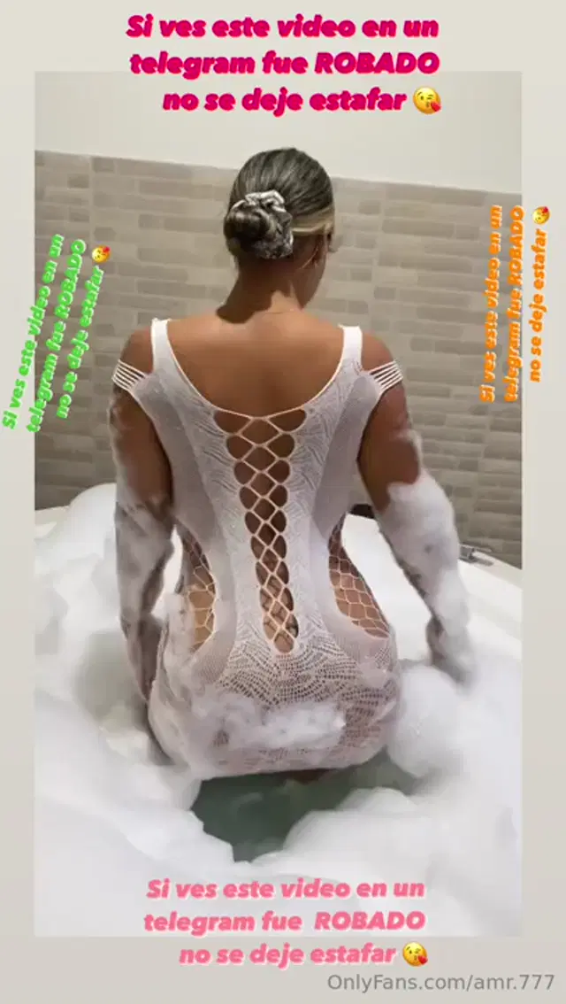 Adriana marin aka amr.777 – 02-22-2024 OnlyFans Video – Me encanta hacerlo rebotar en la espumita