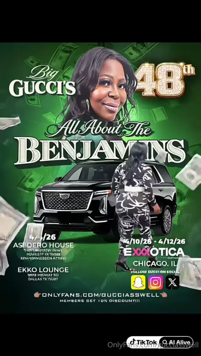 Gucci Asswell aka gucciasswell – 04-08-2026 OnlyFans Video – Fans celebration aint over!!! Im going to Chicago 410412 to turn up with my P