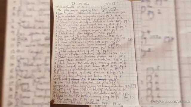 Akiilisa aka akiilisa – 01-27-2026 OnlyFans Video – Tip the amount to receive these videos swipe for handwritten list
