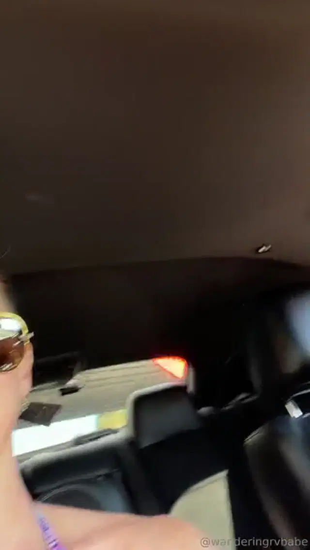 RV Babe After Dark aka rvbabe – 12-03-2025 OnlyFans Video – Stripping off in the car
